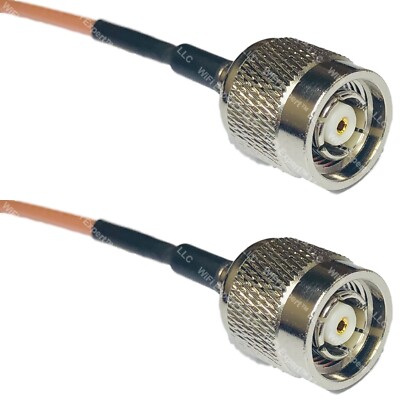 RG316 RP-TNC MALE to RP-TNC MALE RF Cable Rapid-SHIP LOT