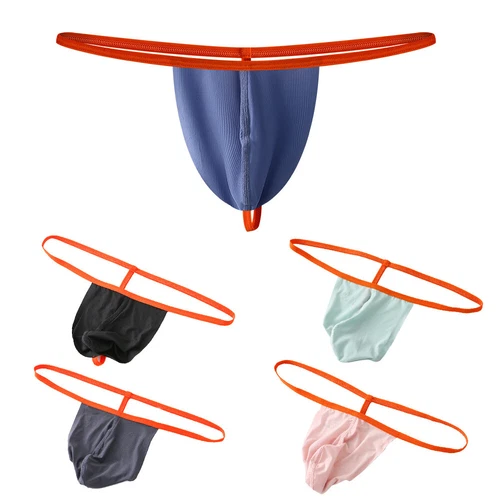Mens G-String Bikini Briefs Thong Pouch Panties Micro Bikini T-back Underwear - Picture 1 of 25