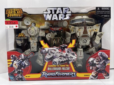 Star Wars Transformers Combine To Form The Millennium Falcon - Neu in OVP