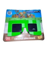 Minecraft Creeper Green Kids Sunglasses 100 UV Protection/Shatter Resistant