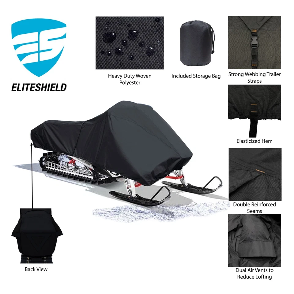 Arctic Cat Panther Heavy duty Storage Snowmobile Sled Cover - Image 2 of 4