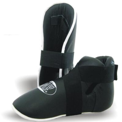 BAY  SuperKick Leder PU Fußschutz Fußschützer Fuß-Schutz KICKBOXEN Kick - Boxen