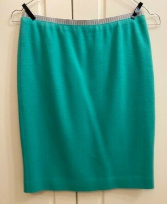 Green Woolen Pencil Skirt MARCCAIN, Size S
