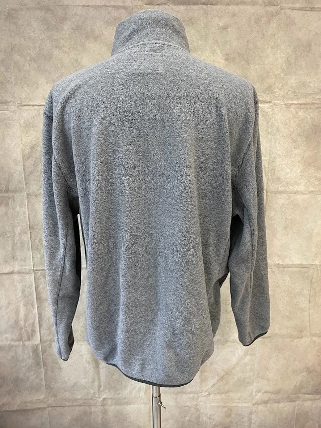 St.John's Bay Men's Full Zip Fleece Jacket Gray Size XL - Image 3 of 4