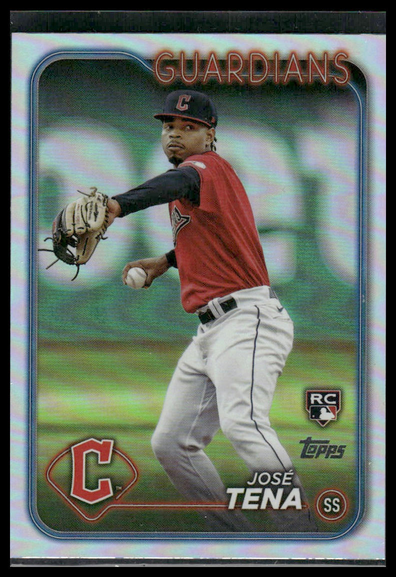 2024 Topps #678 Jose Tena Rainbow Foil RC