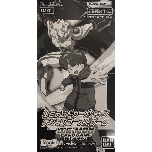 Digimon Card Game LM-01 Limited Card Pack Booster Box Carddass Bandai - 第 1/1 張圖片