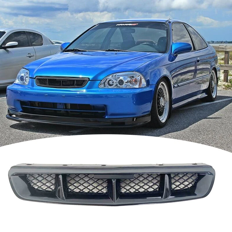 For 1996 1997 1998 Honda Civic MUG Style Front Hood Bumper Grille
