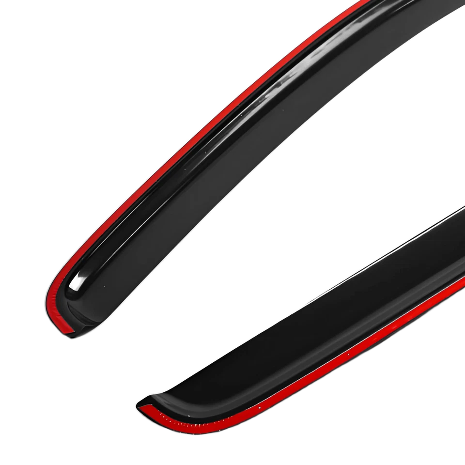 Se adapta a Nissan Pathfinder 2005-2012 ventana viseras de lluvia negro ventilación protector sombra EE. UU. Foto 4 de 4