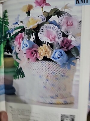 ANNIE'S CROCHET Newsletter #55 Feb/march 1989 Afghan, Pillows