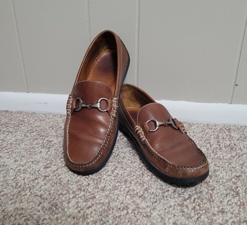 Peter Millar Driving Shoe Brown Leather 