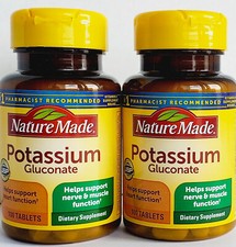 Nature Made Potassium Gluconate 550mg 100 Tab...