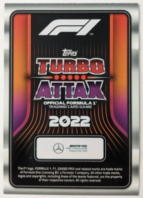 George Russell LE 14G Gold Edition 2022 Topps Turbo Attax F1 Foil