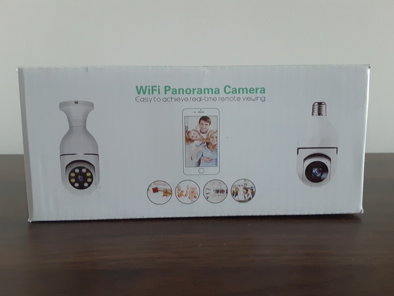 Light Bulb,Indoor Security System, Motion Detection, Two-Way Audio Night Vision