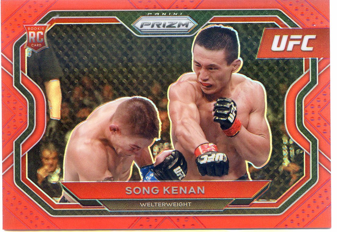 2021 PANINI PRIZM UFC RED #/275 ROOKIE RC SONG KENAN NO. 167
