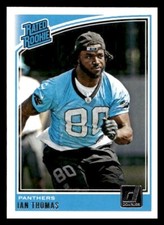 2018 Donruss #350 Ian Thomas Rookie Carolina Panthers
