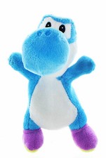 Nintendo Super Mario Soft Blue Yoshi Plush Toy 7". Licensed Toy