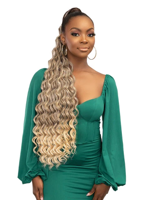 JANET COLLECTION REMY ILLUSION SNATCH WRAP DEEP"34" - Image 3 of 4