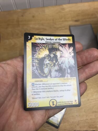 Duel Masters DM05 1/55 Very Rare La Byle Seeker of the Winds WOTC - Picture 2 of 4
