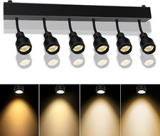 Pinspot Light Bar,6PC LED Pinspot Lights for Stage Manual Zoom 15-60 Degree 