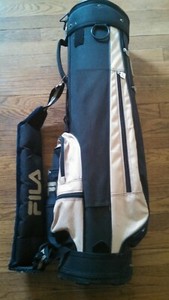 Fila Golf Bag Black Tan Ebay