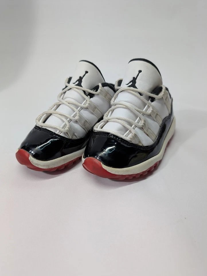 Nike Air Jordan 11 Retro Low Shoes Sneakers 505836-160 Toddler Baby Size 9C - Image 2 of 4