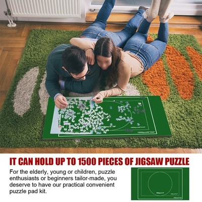 Filzunterlage Puzzle Aufbewahrungsmatte Rolle bietet Platz für bis zu 3000 Puzzleteile