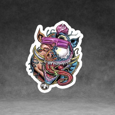 Venomized Bebop 3'' Sticker - Art by Rodney Ramos