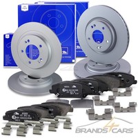 ATE Bremsscheiben +BelÄGe Satz Vorne+Hinten FÜR Hyundai I30 I-30 PD KIA Ceed CD