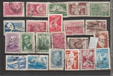 Brasilien Posten aus 1957/58 gestempelt