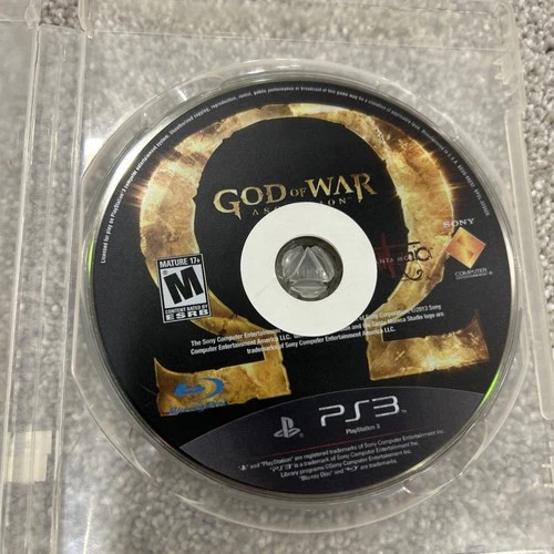 God of War Ascension - Sony PlayStation 3  PS3 Disk Only