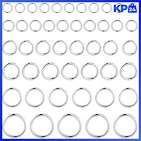 Biegeringe Offene Sterling Silber 925 60 StüCk Verbindungsringe 4-10Mm