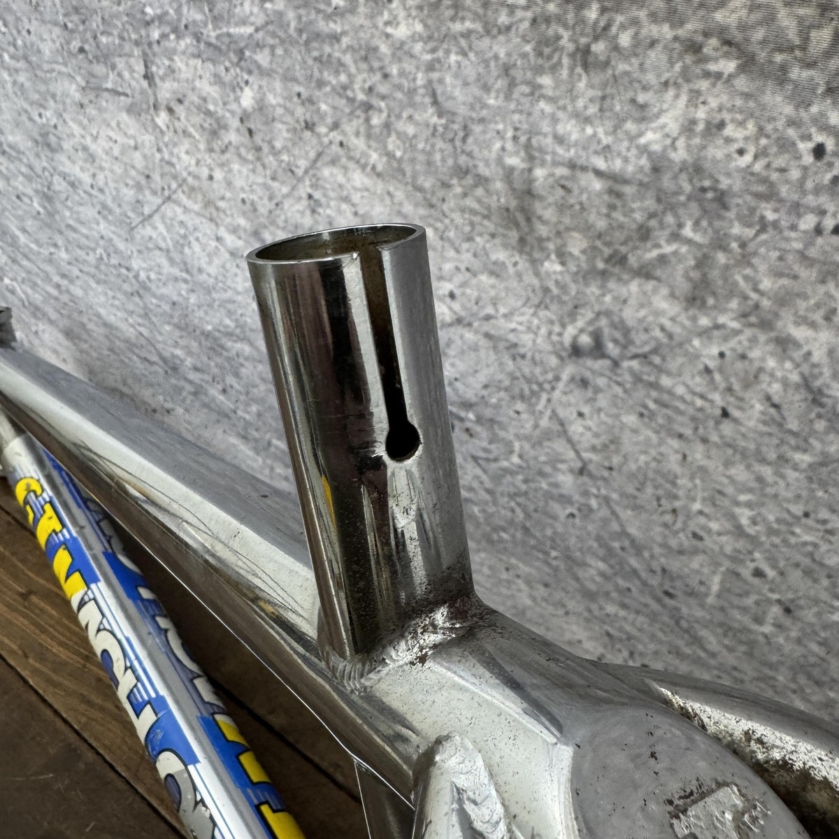 Vintage GT Mach One BMX Frame 20in Chrome CRMO 1980s Chromoly Race
