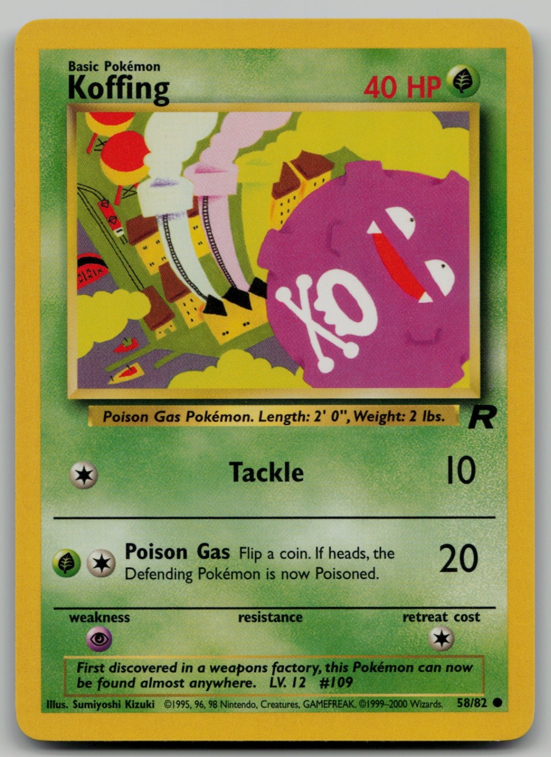 Koffing Common Team Rocket 58/82 NM