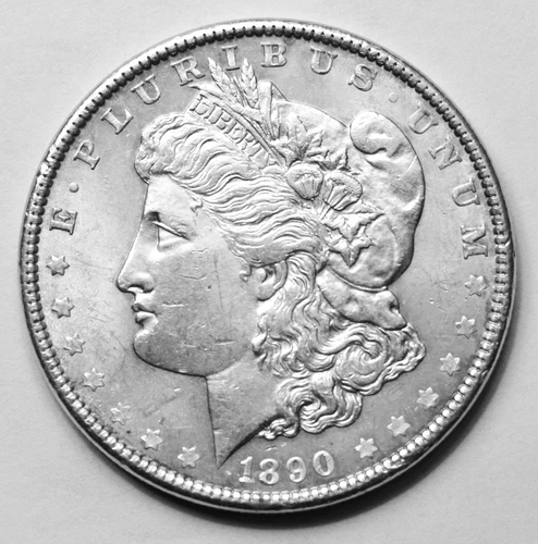 1890 Morgan Silver Dollar, 90% Silver, Very Good Condition, Philadelphia Mint