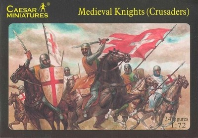 CAESAR MINIATURES 1/72 -H017 Medieval Knights (Crusaders) - MEDIEVAL WARS