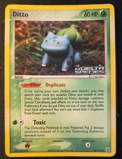 Pokemon TCG Ditto (Bulbasaur) 36/113 EX Delta Species Stamped Reverse Holo Foil on eBay