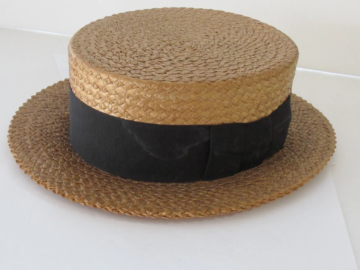 Men's Straw 1930s Decade Vintage Hats for sale | eBay