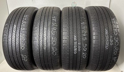 NO SHIPPING ONLY LOCAL PICK UP Set 4 Tires 245 50 20 Kumho Crugen HP71