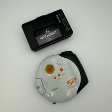 Lot of 2 Sony Walkman - CD Player Model D-SJ301  WM-F2015 Cassette Player A19