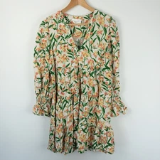 Pomander Place Tuckernuck Dress Women L Multicolor Bermuda Blossom Kenzo Floral