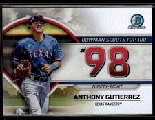 2023 Bowman #BTP-98 Anthony Gutierrez Bowman Scouts Top 100 Baseball Card 2903E