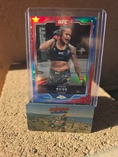 2025 Topps Chrome UFC Karine Silva #147 Red Blue Refractor