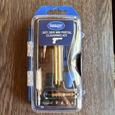 Gunmaster 14 Piece .357/.38/9mm Pistol Cleaning Kit with Case Handle