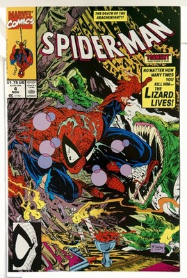 Spider-Man #4 1990 Marvel Comics NM Comic Book Direct Edition