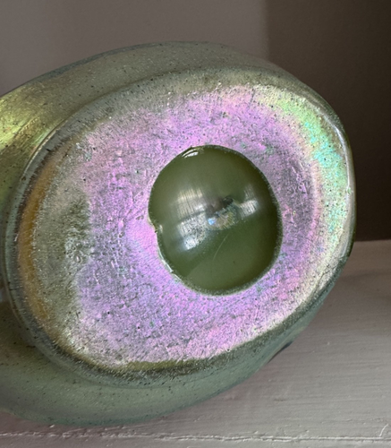 Antique Loetz Phenomen Iridescent Art Glass Vase Loetz Austria - Picture 3 of 4