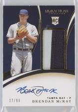 2020 Panini Immaculate 7/99 Brendan McKay #137 RPA Rookie Patch Auto RC 0r2f