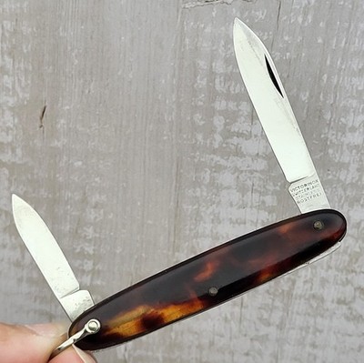 Rare! Vintage Victorinox Tortoise Shell Handle Special Model