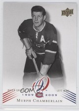 2008-09 Upper Deck Montreal Canadiens Centennial Set Murph Chamberlain #63 0a1