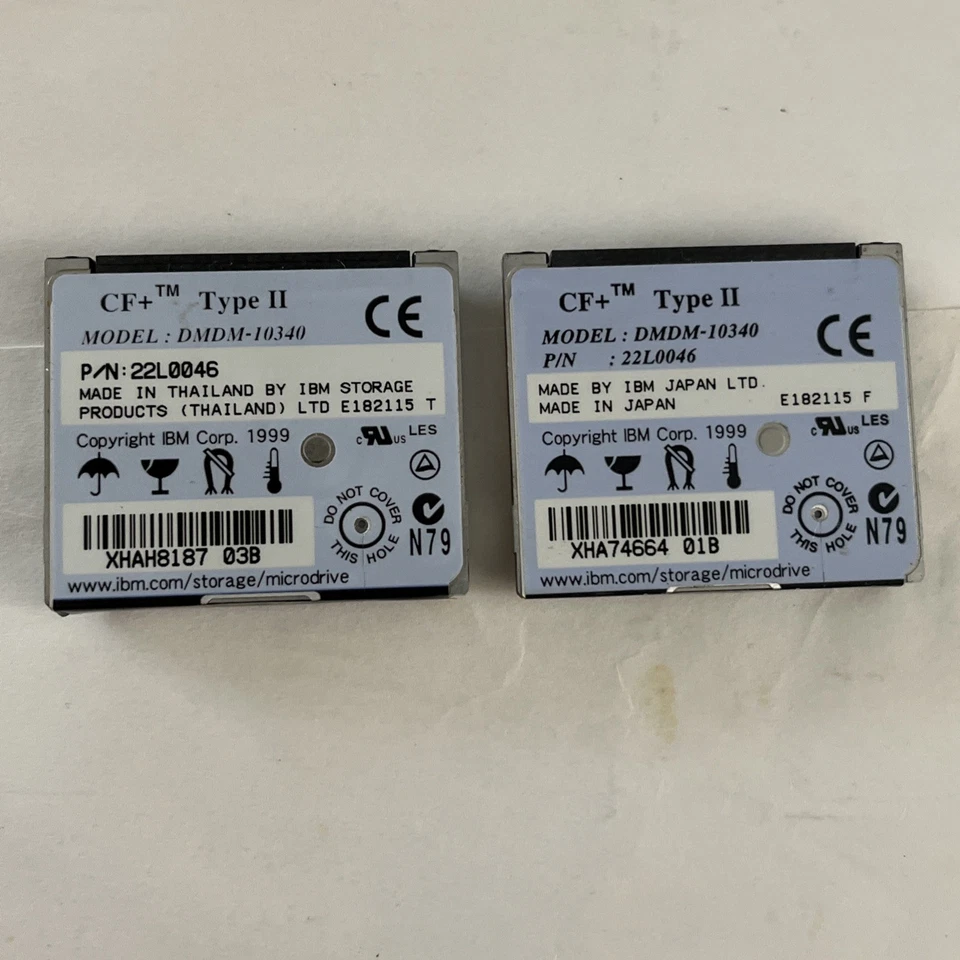 The Original IBM 340MB Microdrive Compact Flash Memory Card- Qty 2 - Image 2 of 2