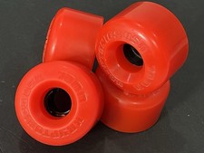 Vintage Skateboard Wheels Kryptonics 70mm Red Soft Nos